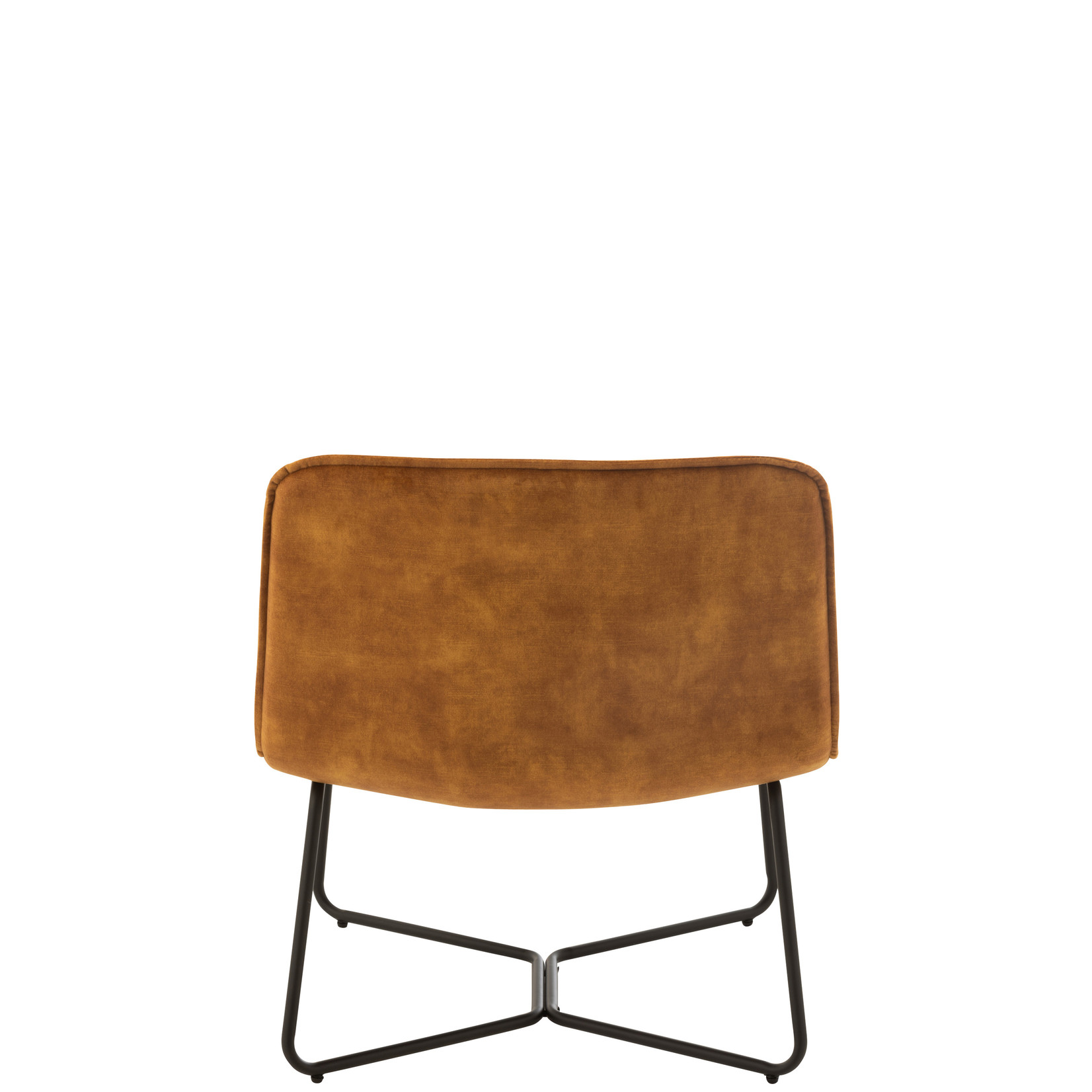 J-Line Lounge Chair Textile Cognac