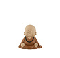 Monk Sitting Brown Small