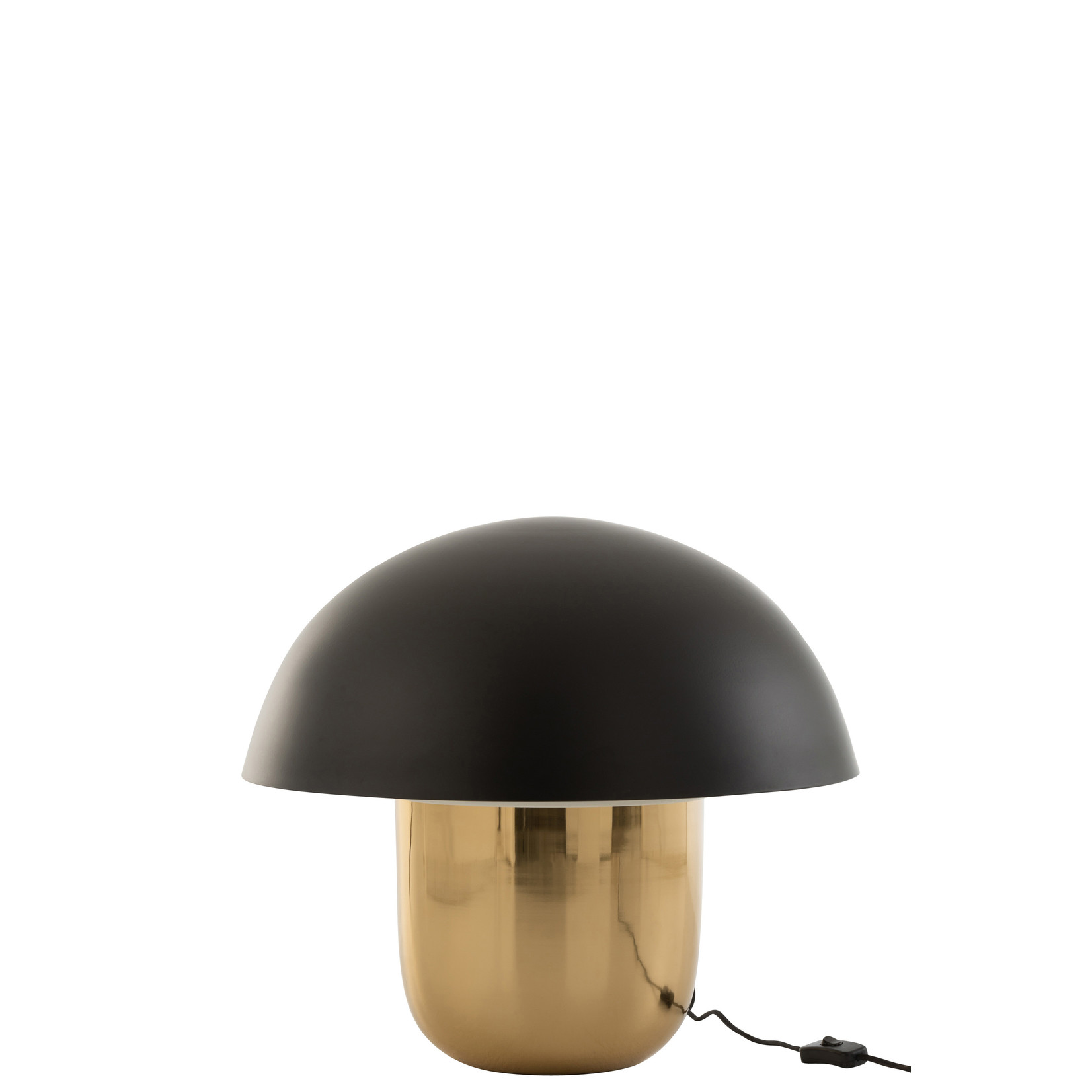 J-Line Table lamp Mushroom Black Gold Large