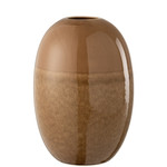 J-Line Vase Brown Beige Large