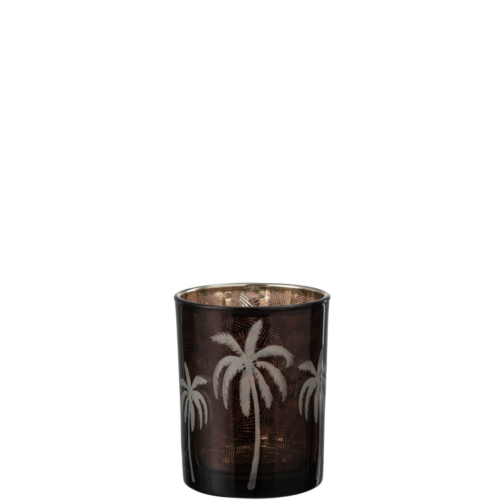 J-Line Tealight Holder Palm Trees Medium