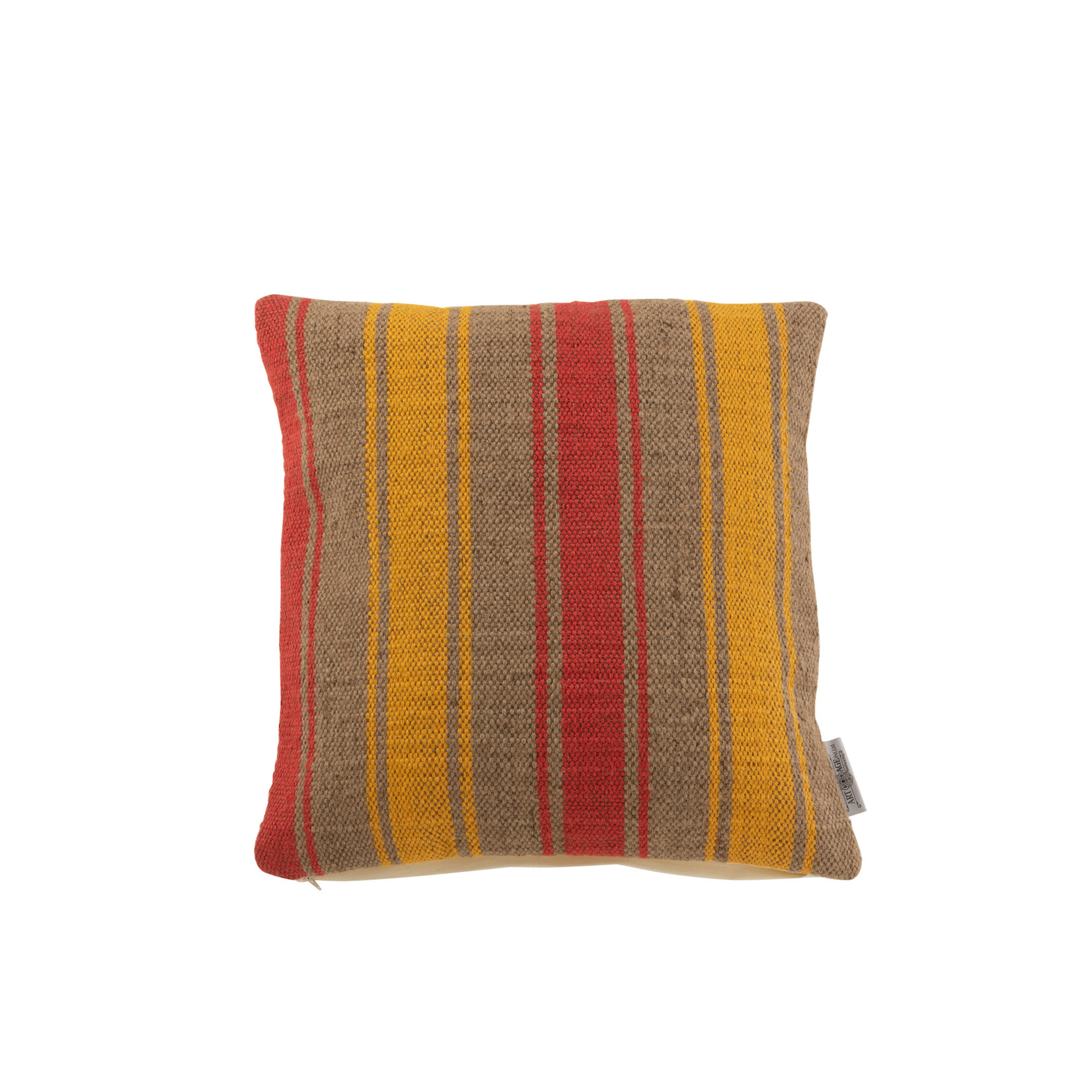 J-Line Cushion Square Vertical Stripes