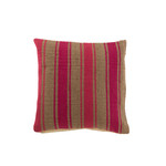 J-Line Cushion Square Jute Red