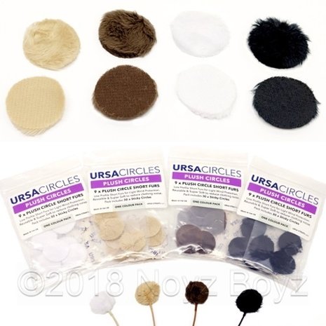 Ursa Ursa Plush Circles Black Ursa Ursa Plush Circles Black