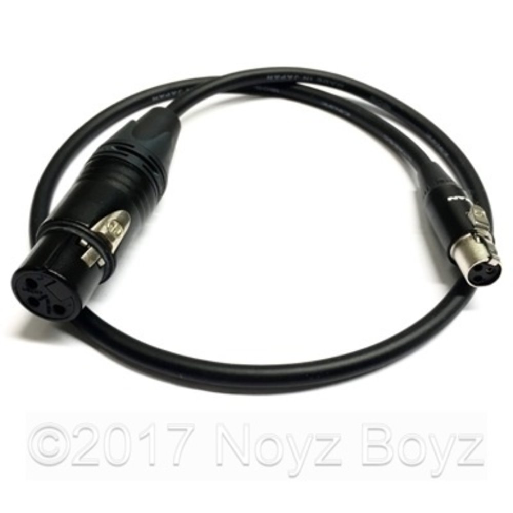 Noyz Boyz Cables Noyz Boyz Cables XLR3F >TA3F 0.5m Noyz Boyz Cables Noyz Boyz Cables XLR3F >TA3F 0.5m