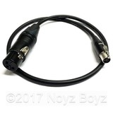 Noyz Boyz Cables XLR3F >TA3F 0.5m Noyz Boyz Cables XLR3F >TA3F 0.5m