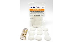 Ursa Fur Circles White Ursa Fur Circles White