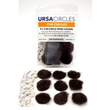 Ursa Fur Circles Brown Ursa Fur Circles Brown