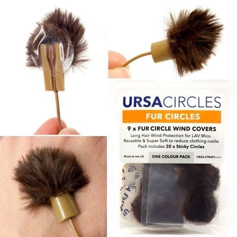 Ursa Ursa Fur Circles Brown