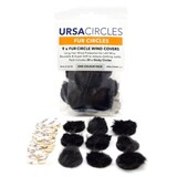 Ursa Fur Circles Black