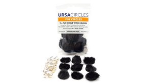 Ursa Fur Circles Black Ursa Fur Circles Black