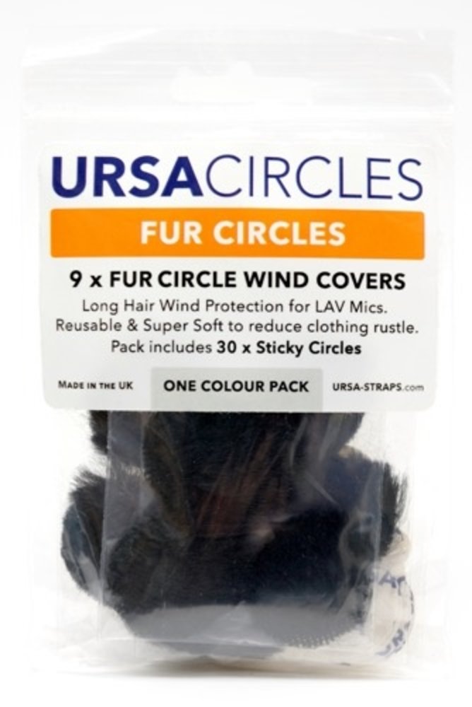 Ursa Ursa Fur Circles Black