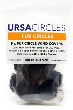 Ursa Ursa Fur Circles Black