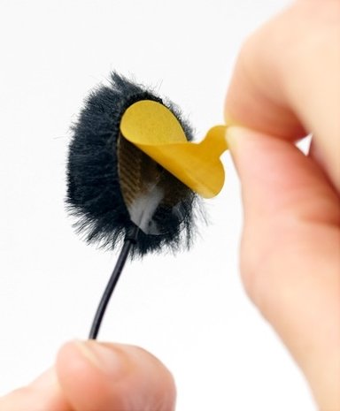 Ursa Ursa Fur Circles Black