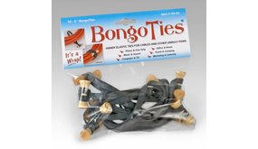 BongoTies Black Rubber A5-01 BongoTies Black Rubber A5-01