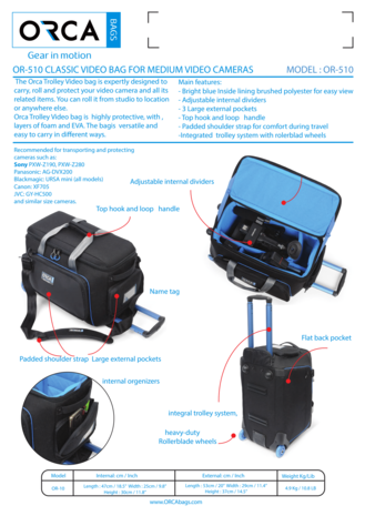 Orca Bags Orca Bags OR-510 Orca Bags Orca Bags OR-510