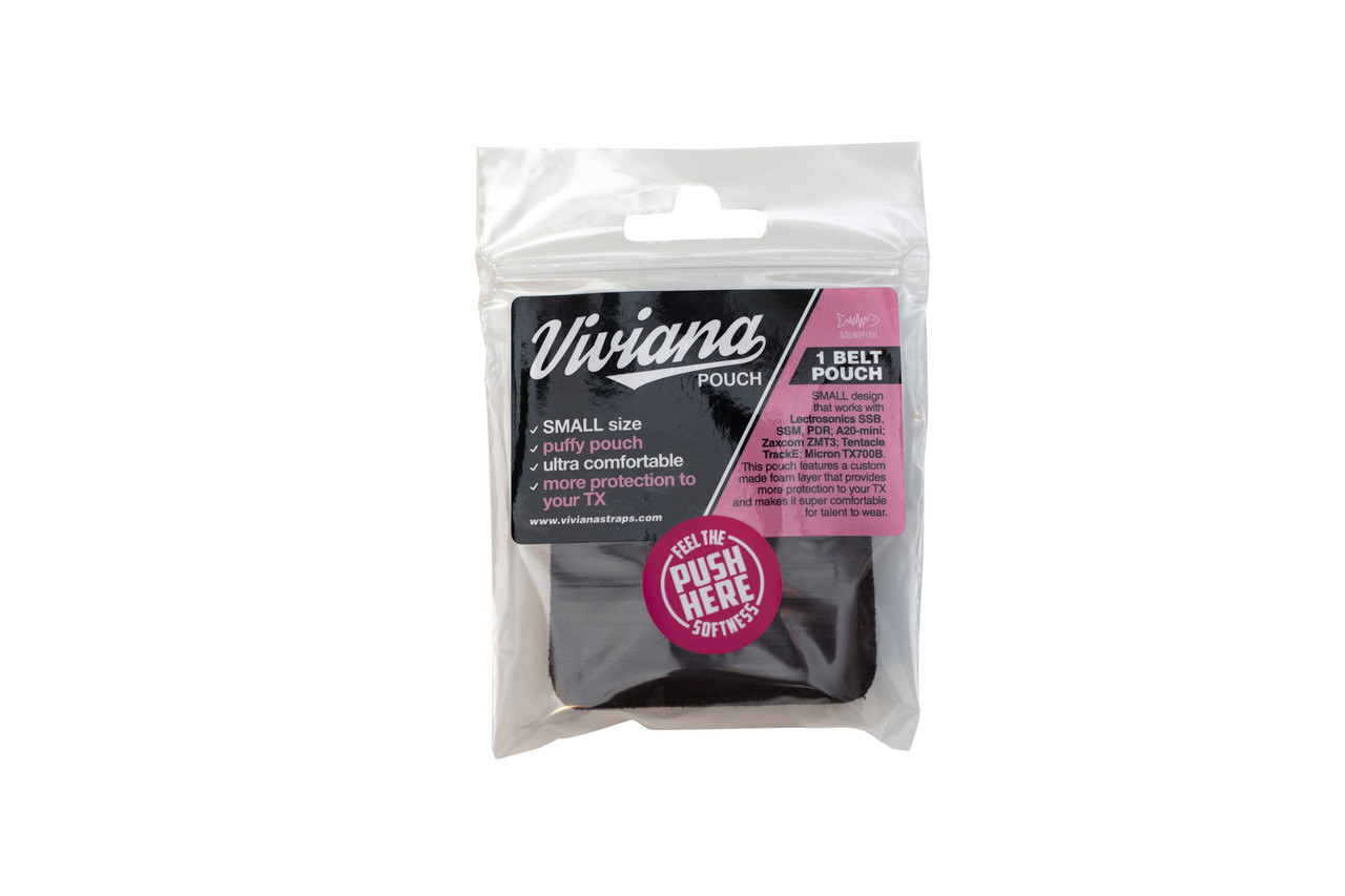 Viviana Viviana Belt Puffy Pouch Small Black Viviana Viviana Belt Puffy Pouch Small Black