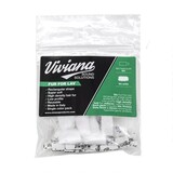 Viviana Lav Fur Rectangular White