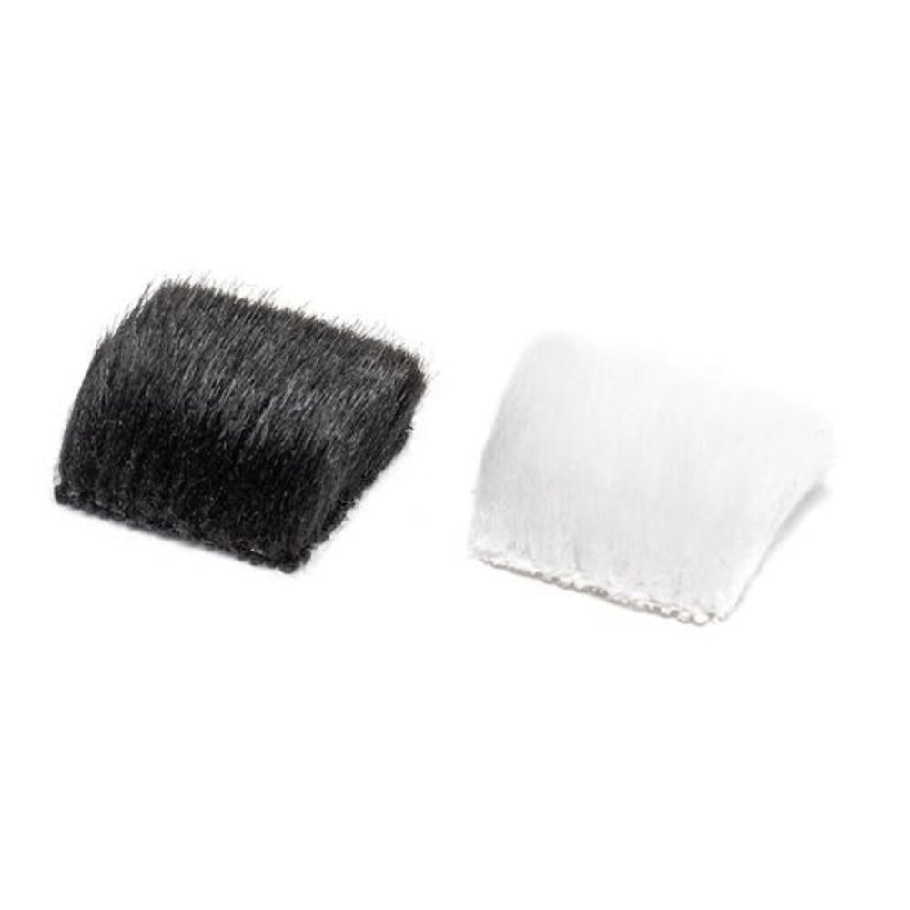 Viviana Viviana Lav Fur Square BLkWht