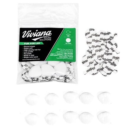 Viviana Viviana Fur For Lav Round White Viviana Viviana Fur For Lav Round White