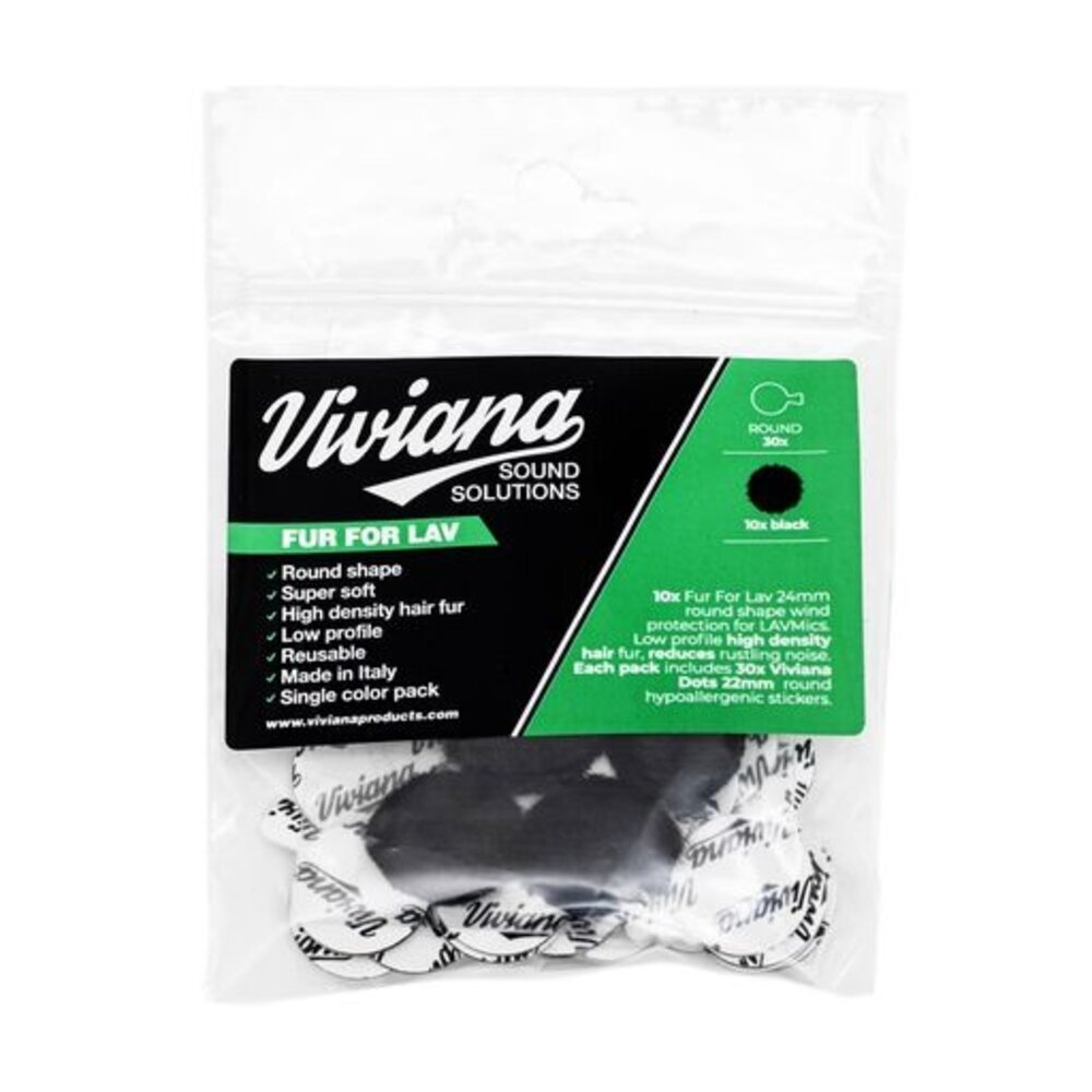Viviana Viviana Fur For Lav Round Black Viviana Viviana Fur For Lav Round Black