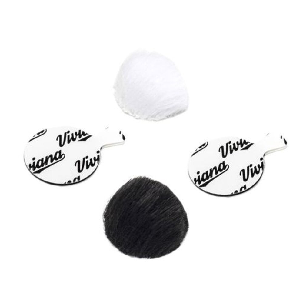 Viviana Viviana Fur For Lav Round Black Viviana Viviana Fur For Lav Round Black