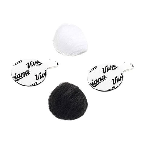 Viviana Viviana Fur For Lav Round Black Viviana Viviana Fur For Lav Round Black