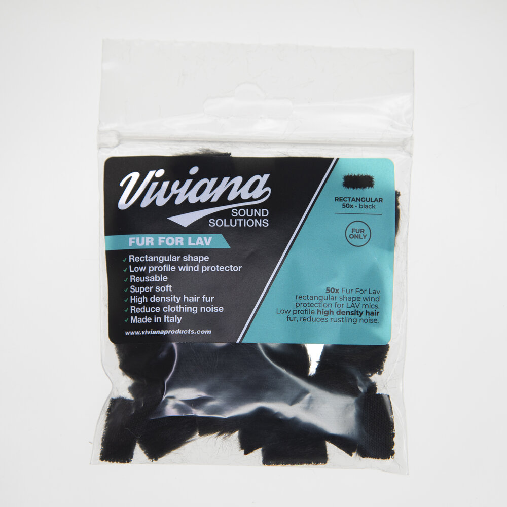 Viviana Viviana Only Fur Rectangular Black