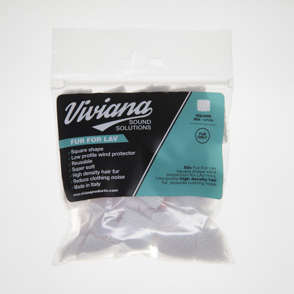 Viviana Viviana Only Fur Square White