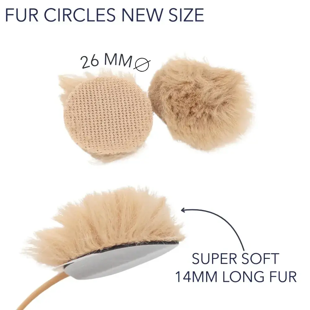Ursa Ursa Fur Circles Beige Ursa Ursa Fur Circles Beige
