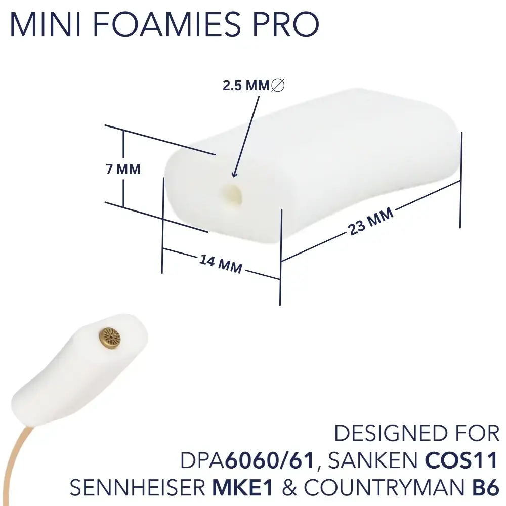 Ursa Ursa MINI FOAMIE PRO 12 Pack - White