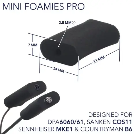 Ursa Ursa MINI FOAMIE PRO 12 Pack - Black
