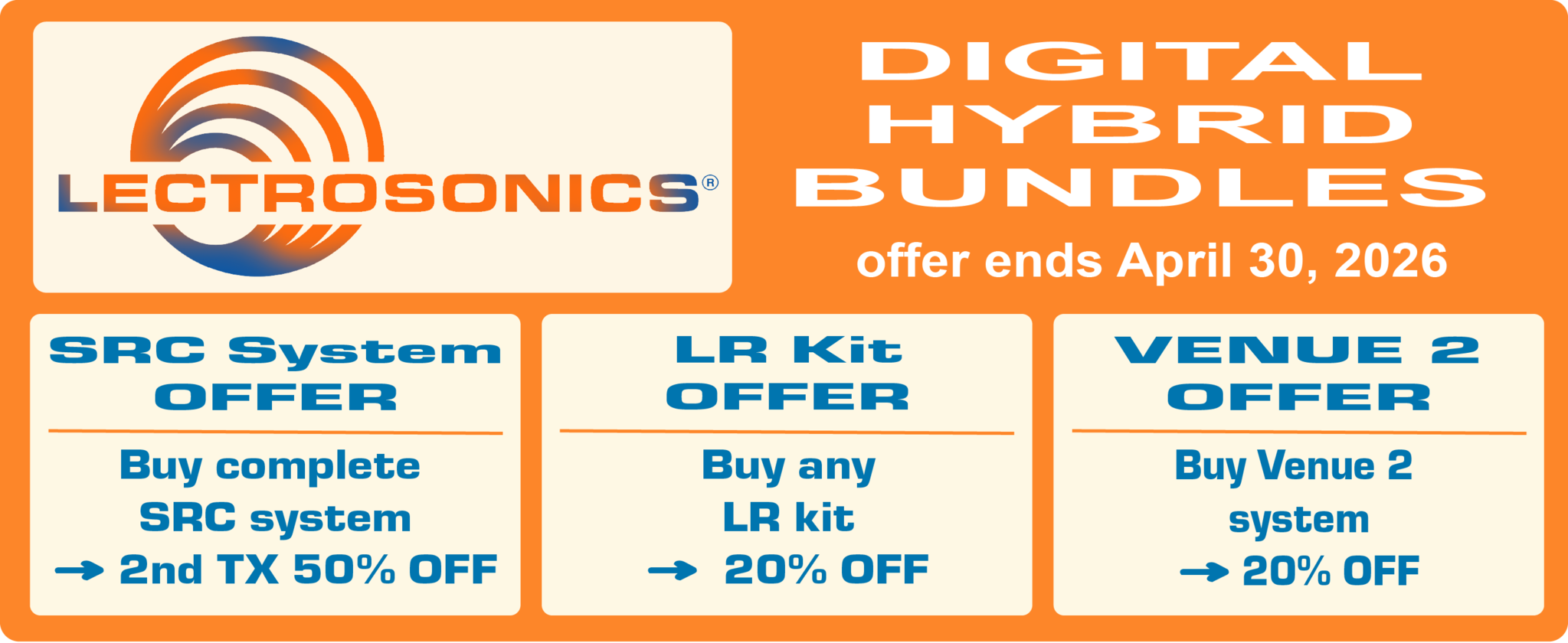 Lectrosonics Digital Hybrid Bundles