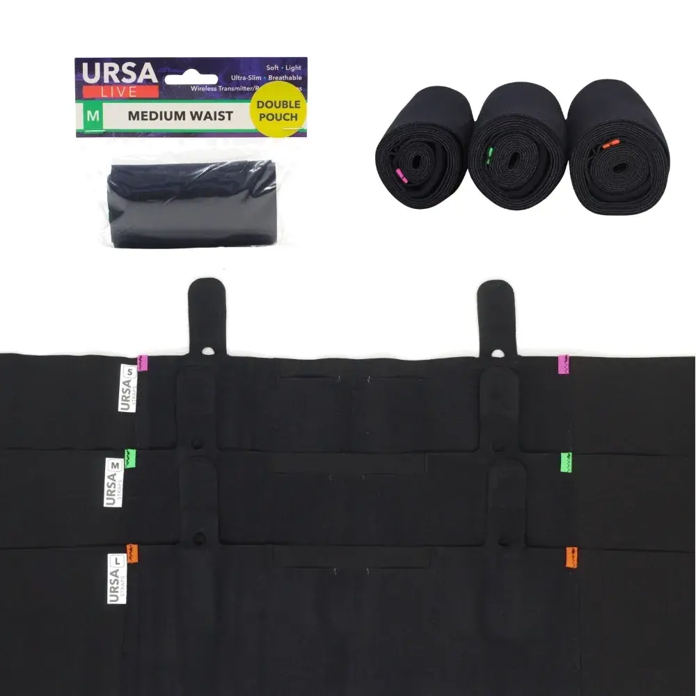 Ursa Ursa Live Strap Double Pouch Small Black