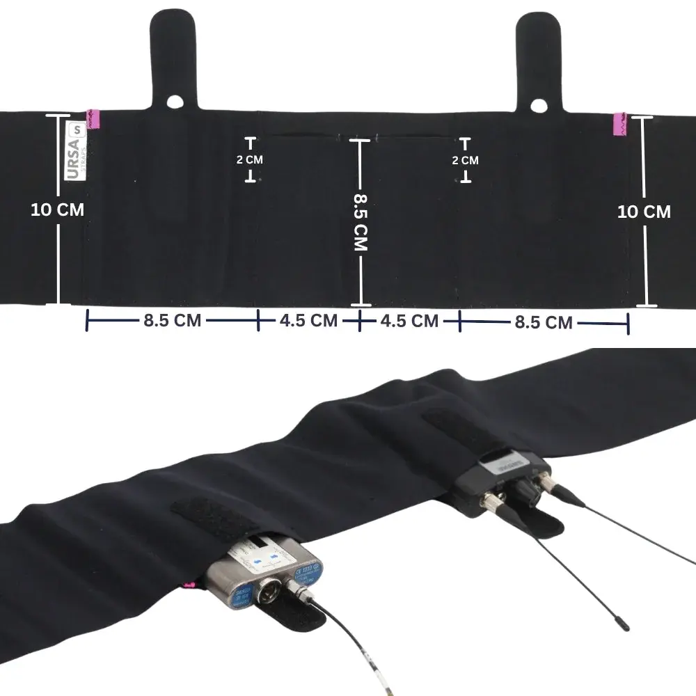 Ursa Ursa Live Strap Double Pouch Large Black