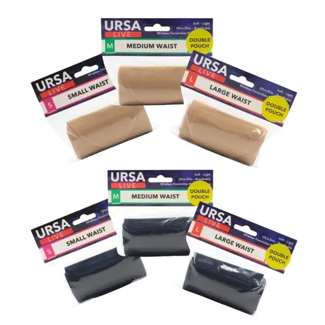 Ursa Ursa Live Strap Double Pouch Large Black