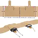 Ursa Ursa Live Strap Double Pouch Large Beige