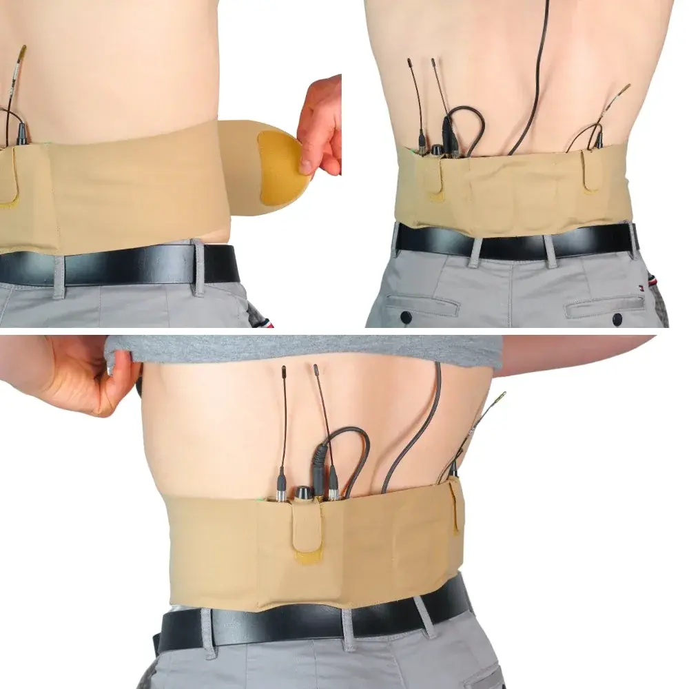 Ursa Ursa Live Strap Double Pouch Medium Beige Ursa Ursa Live Strap Double Pouch Medium Beige
