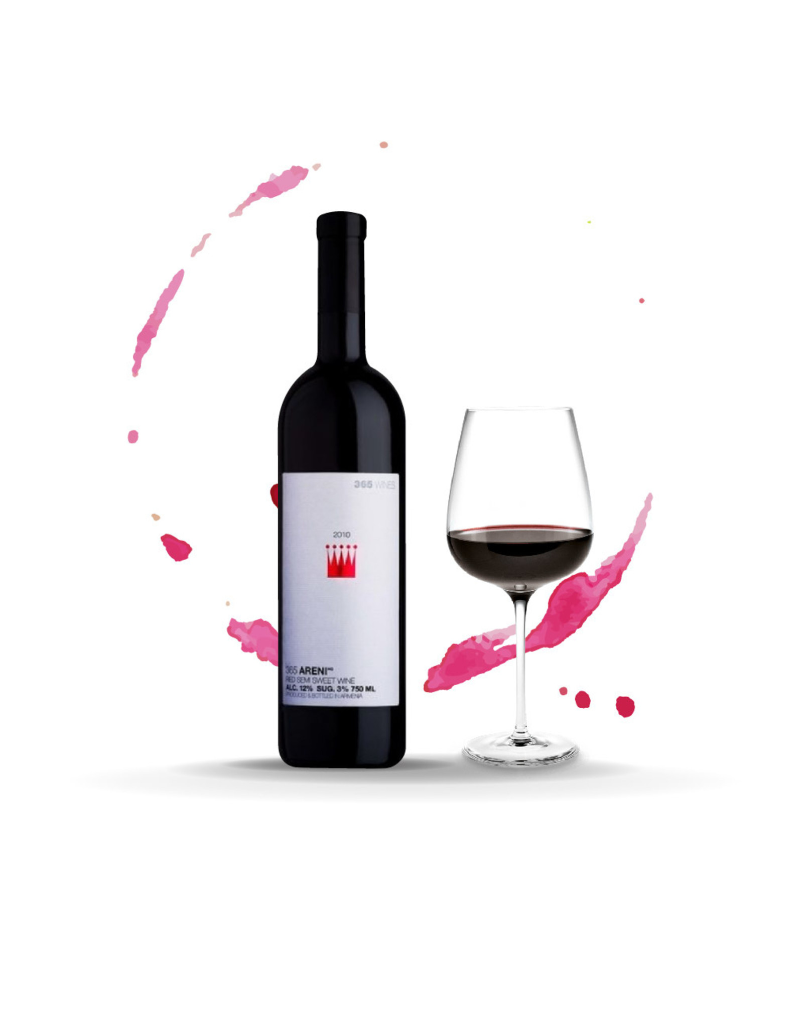 Gevorkian Winery 2017 Gevorkian 365 Areni semi- sweet red wine