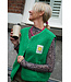 GILET SMILEY GROEN