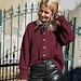VEST AUBERGINE