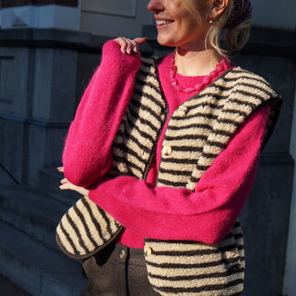 TEDDY GILET STREEP
