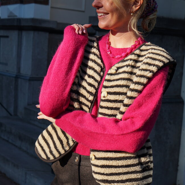 TEDDY GILET STREEP