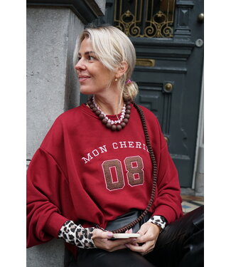 SWEATER MON CHERIE BURGUNDY