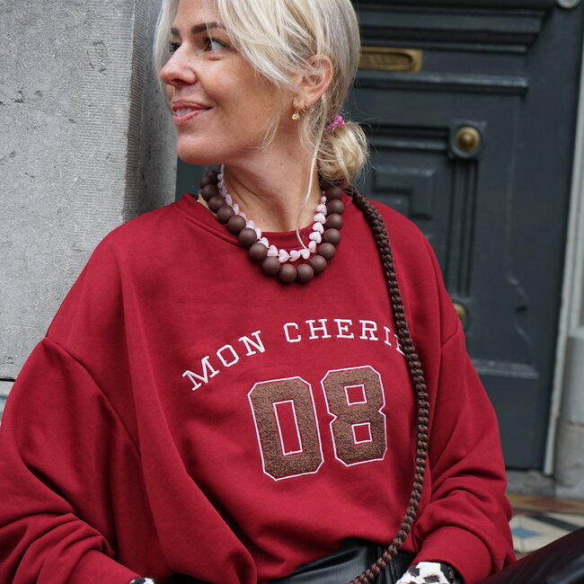 SWEATER MON CHERIE BURGUNDY