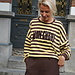 SWEATER MON CHERIE BRUIN/GEEL