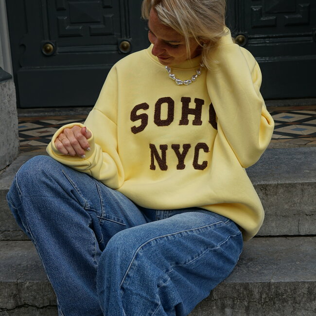SWEATER SOHO GEEL