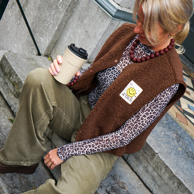 GILET SMILEY BRUIN