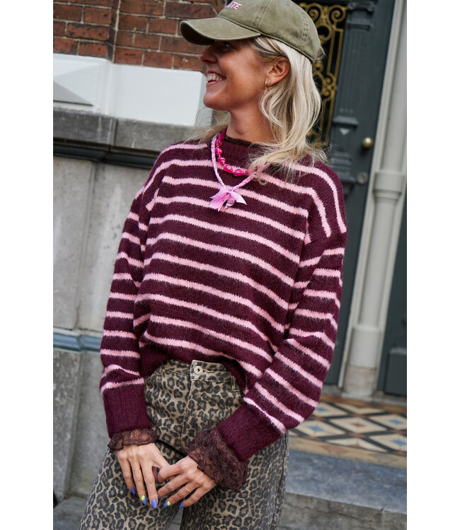 STREEP TRUI AUBERGINE/ROZE