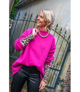 SWEATER CHERIE AUBERGINE